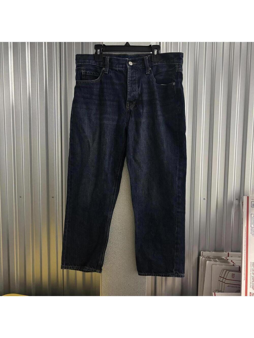 Old Navy High Rise Slouchy Straight Secret Slim Pockets Denim Jeans Size 8